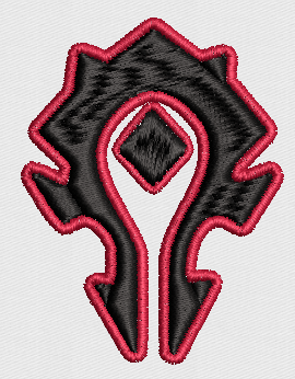 For The Horde World Of Warcraft Horde Faction Morale Embroidery Patch